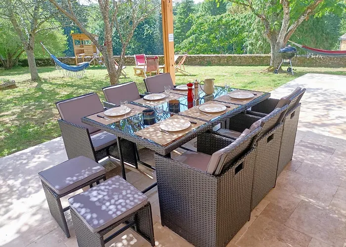 Maison Typique Avec Piscine Privee - 6km Sarlat Ferienhaus Saint-Andre-d'Allas