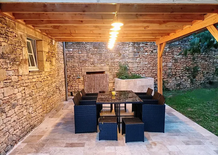 Maison Typique Avec Piscine Privee - 6km Sarlat Feriehus